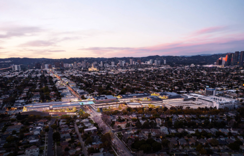 Aerial photo of UCLA Research Park