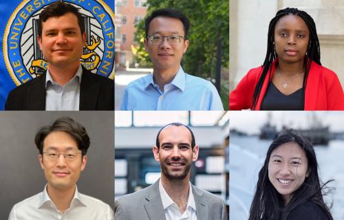 Collage of UCLA's six Sloan Research Fellowship recipients for 2025
