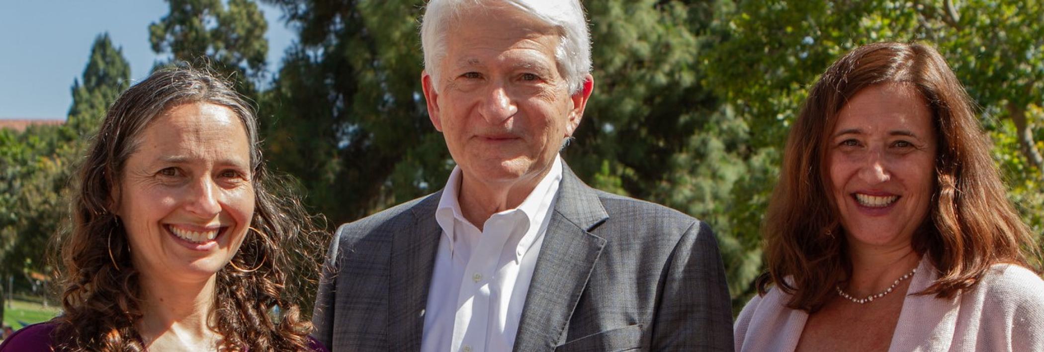 Chancellor Gene Block with Public Impact Research Awards 2022 Awardees