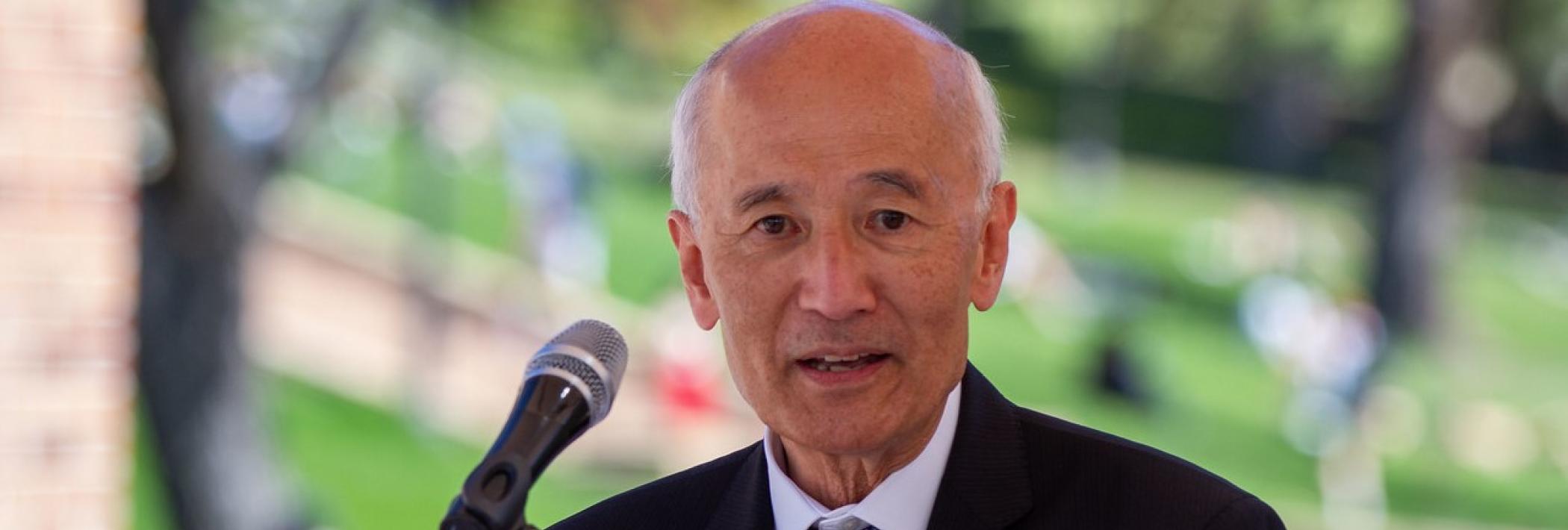Vice Chancellor Roger Wakimoto at Public Impact Research Awards 2022